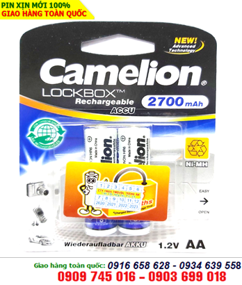 Camelion NH-AA2700LBP2; Pin sạc 1.2v Camelion NH-AA2700LBP2 LockBox 
